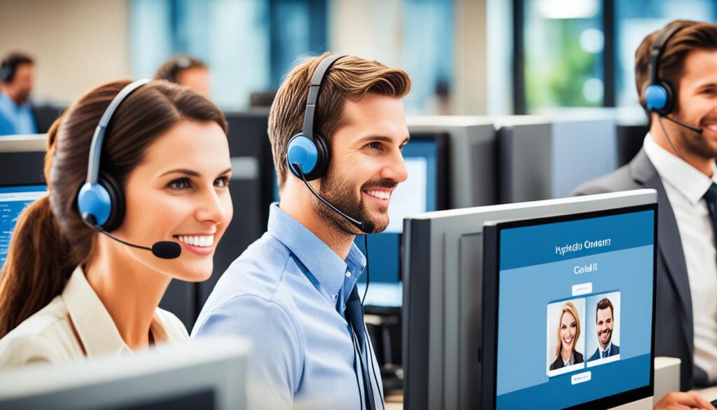 hybrid call center