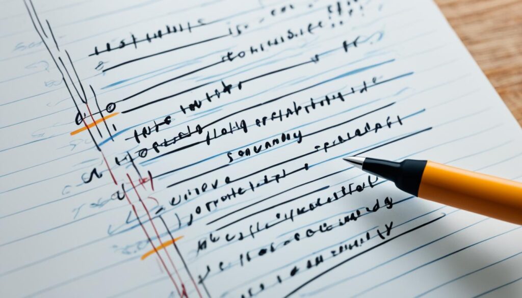 scanning handwriting tips